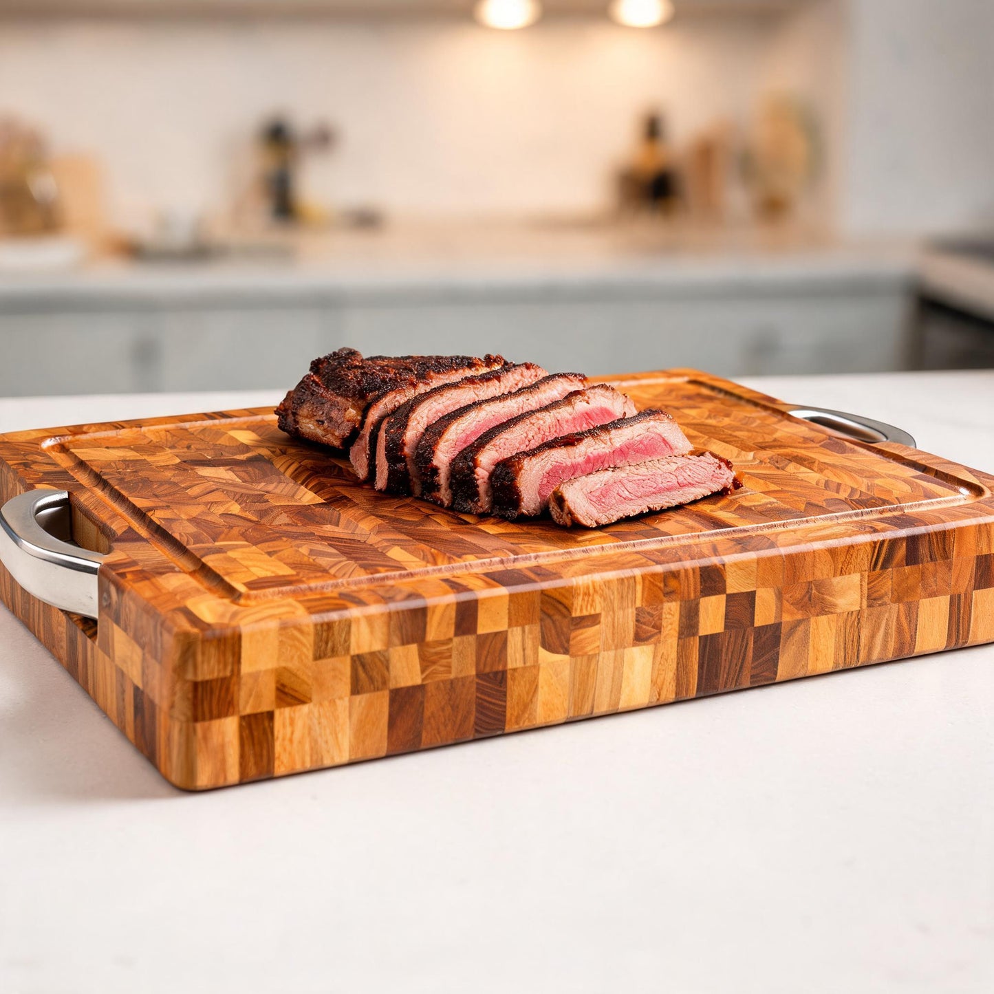 Acacia End Grain Butcher Block