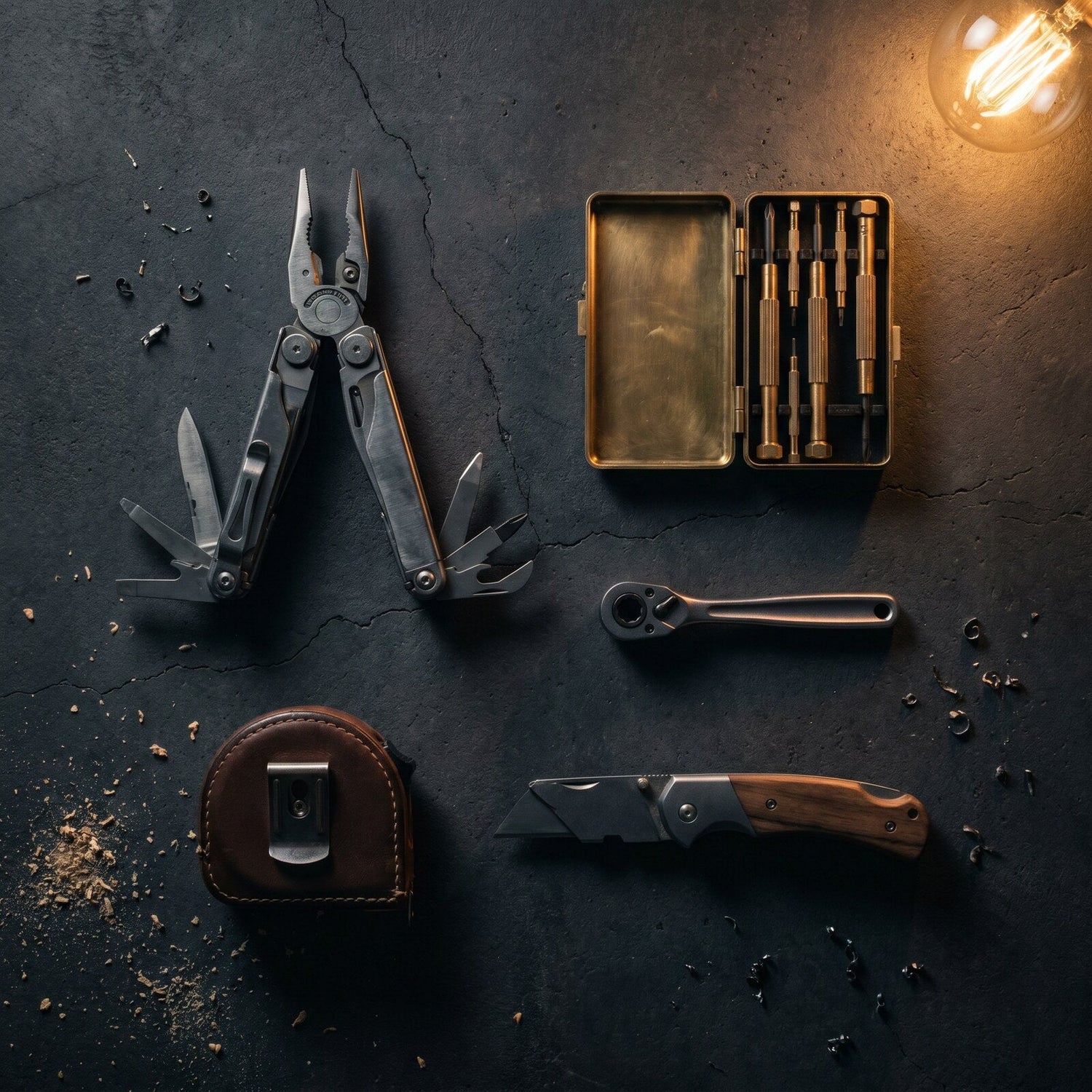 Tools and Workshop — concrete and steel