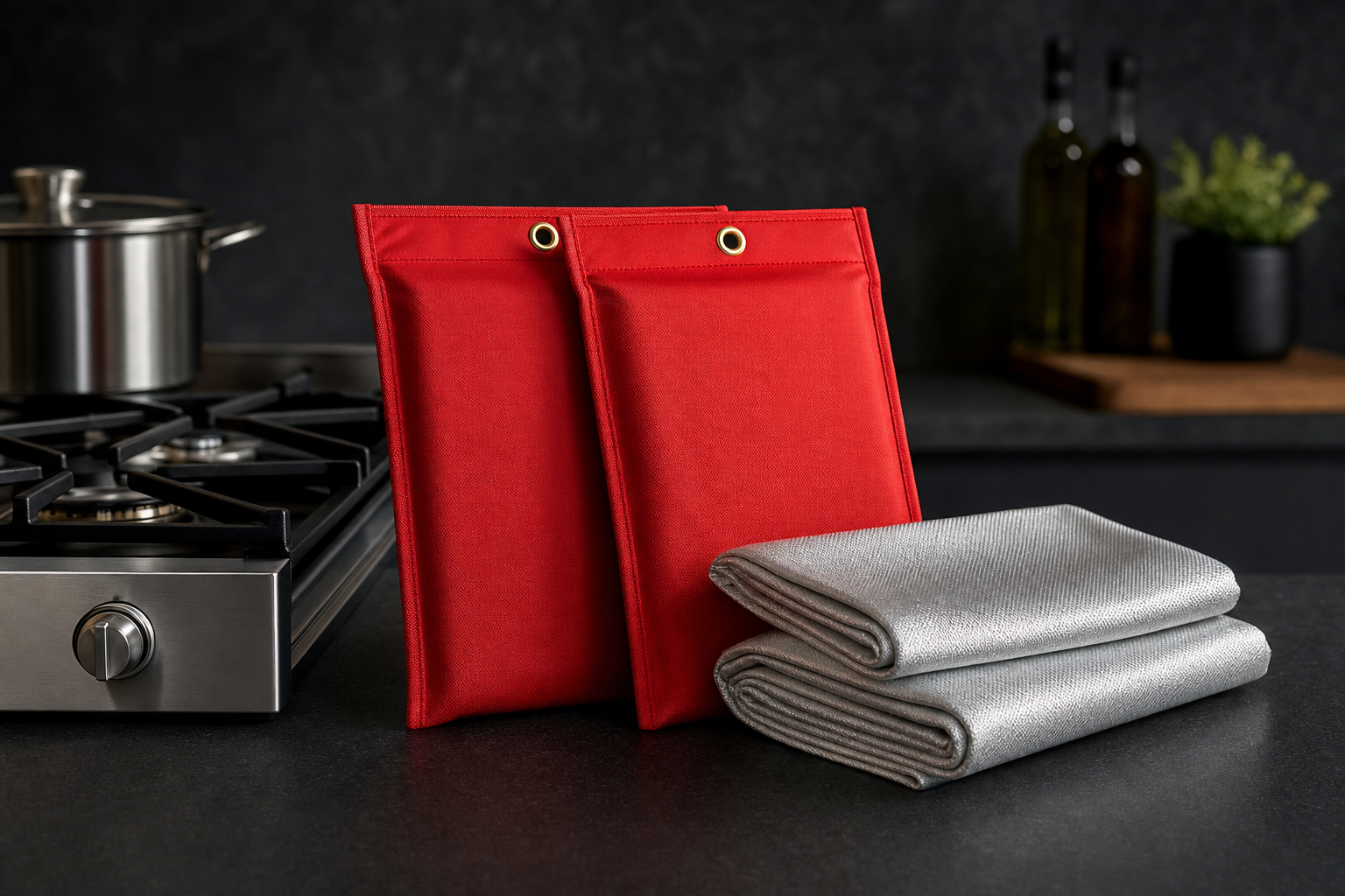 Fire Safety Blanket 2-Pack