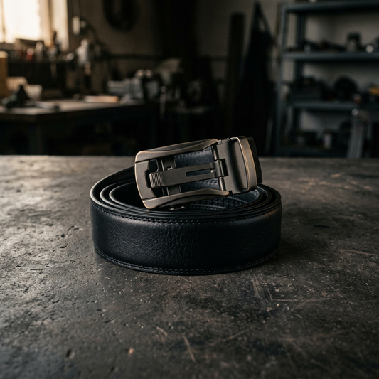 Leather Ratchet Belt hero
