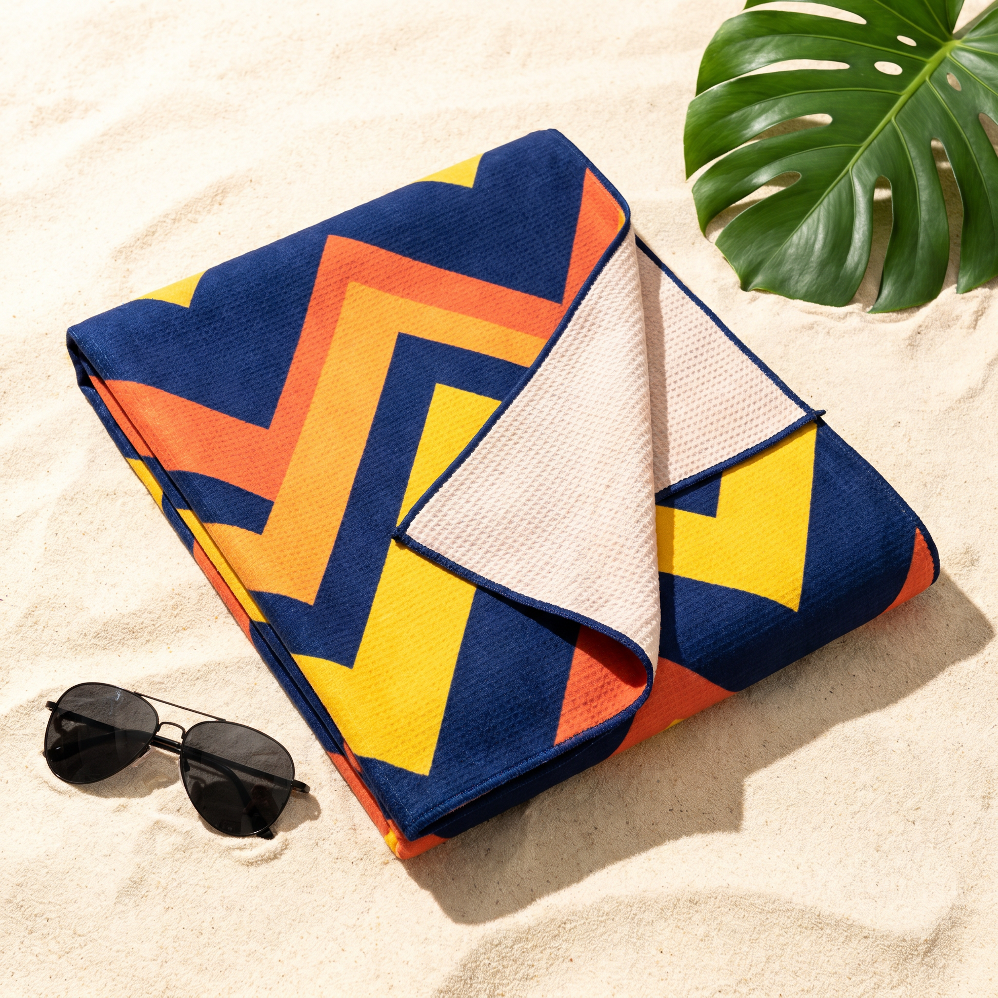 Quick-dry microfiber beach towel