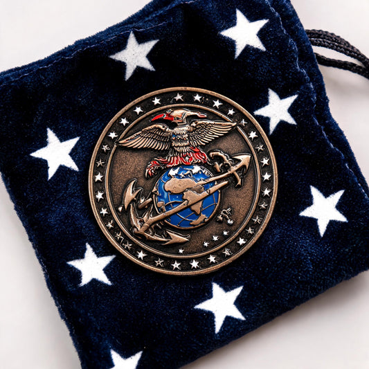 USA Challenge Coin Eagle Globe and Anchor