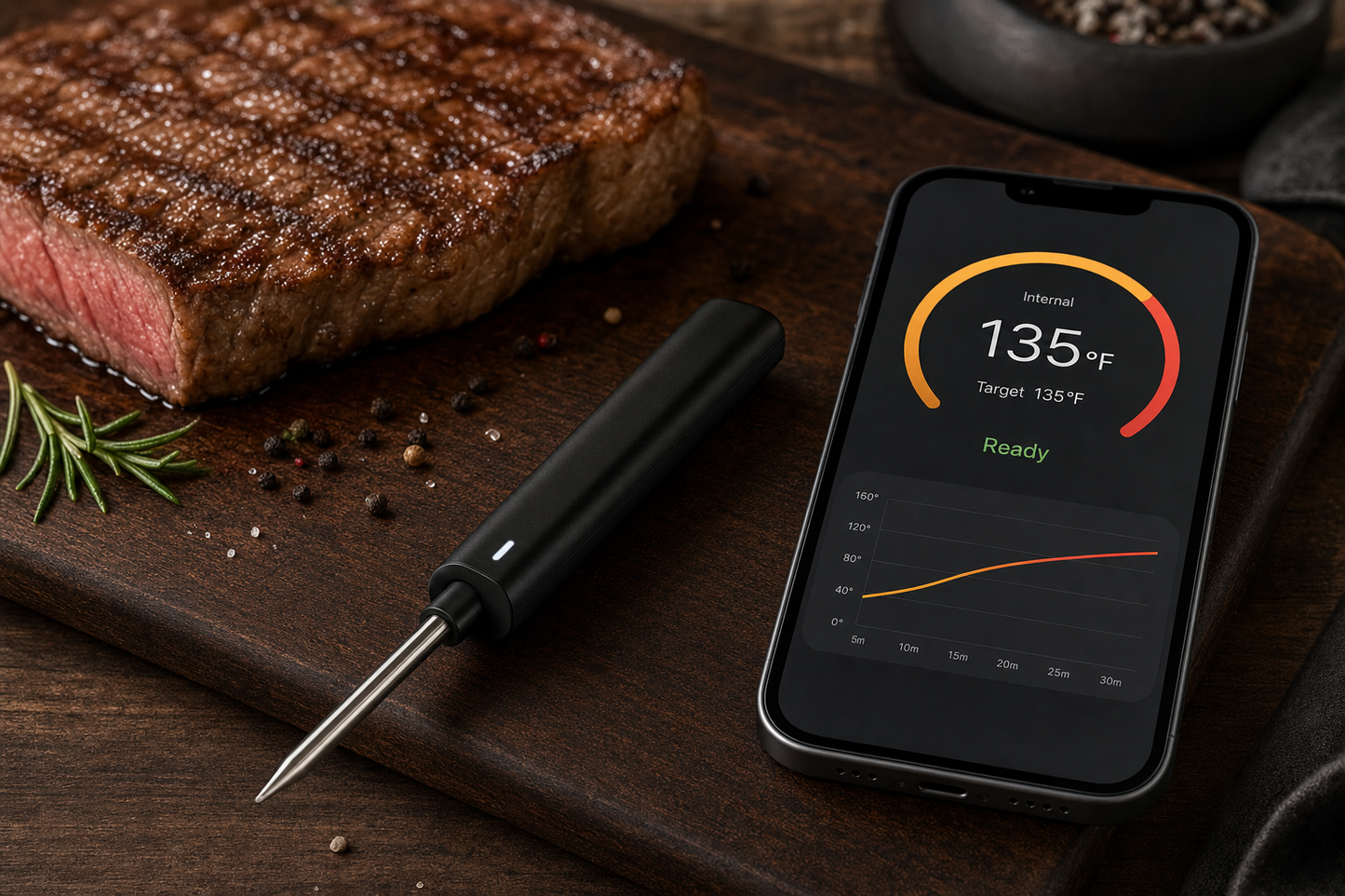 Wireless Smart Meat Thermometer
